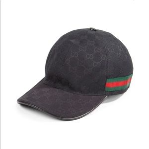 Gucci Logo Print Baseball Cap